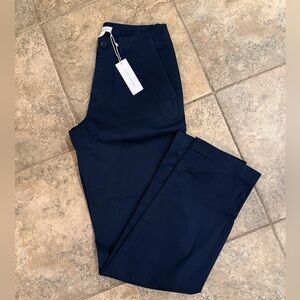NWT Outerknown Boyfriend Trouser Women marine blue size 0